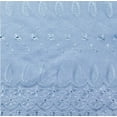 thumbnail image 1 of Double Scalloped Finished Edge Eyelet Lace with Floral Satin Stitched Accents, 43"-44" Wide, Fabric by the 5 Yard, 10 Yard, 15 Yard and 20 Yard Increment. All Colors, 1 of 1