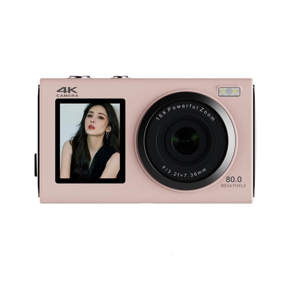 Double Screen 4K Camera 80MP Sensorings Auto Focuses For Teen Photography Enthusiasts