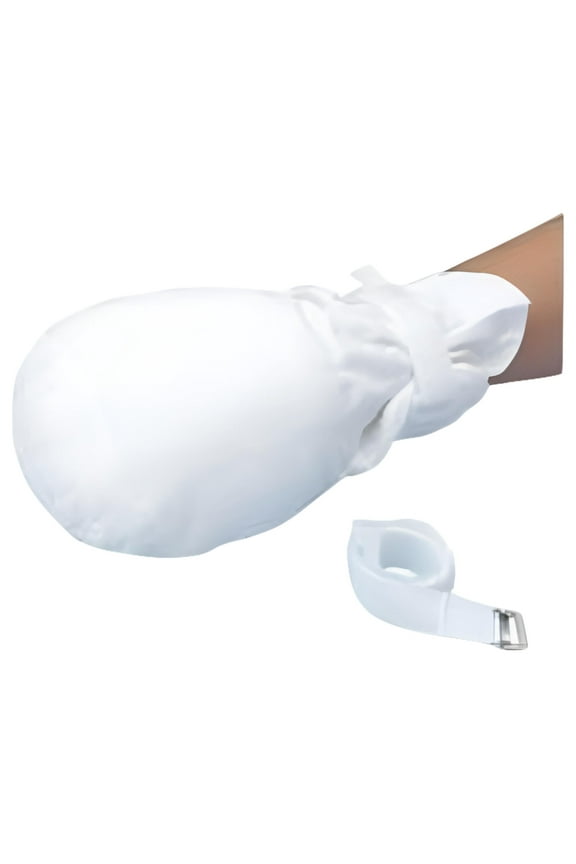 Double-Security Mitts Hand Control Mitt One Size Fits Most Tie Strap 1-Strap 1 Pair