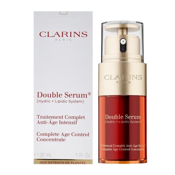 Double Serum Complete Age Control Concentrate by Clarins for Unisex - 1 oz Serum