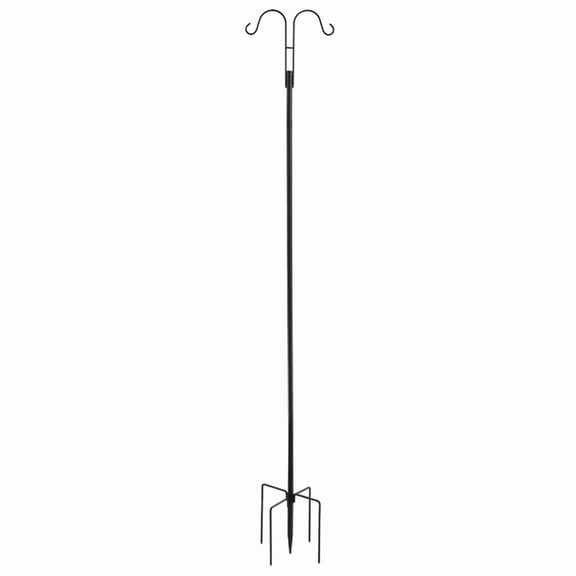 Double Shepherds Hook 8 Pack 76 Inch Heavy Duty Bird Feeder Pole