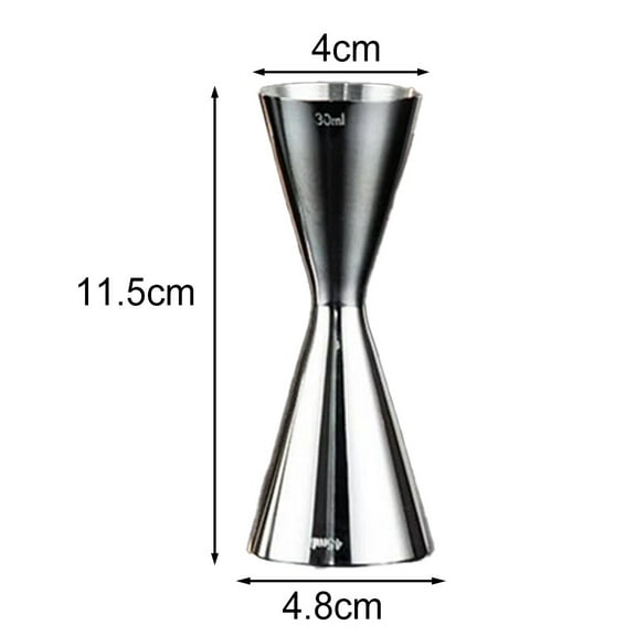 Double Shot Cocktail Jigger Stainless Steel Japanese Measuring Cup 30ml /45ml/ 60ml /90ml Bar Tool for Mixologists Bartenders Home Kitchen Cocktail Making(30/45ml)