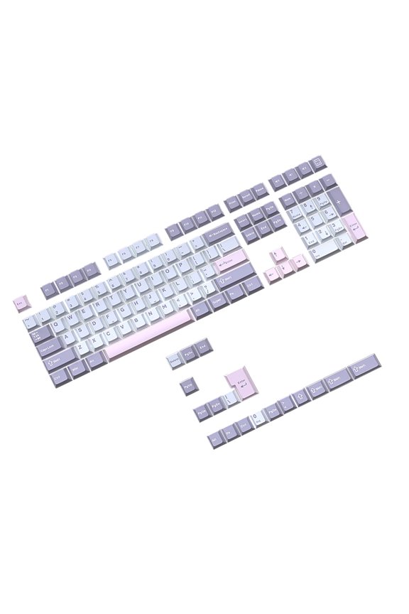 Double Shot Macaron Keycap Set For Most Mechanical Keyboards 126 Pieces Keycaps