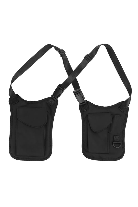 Double Shoulder Armpit Bag, Underarm Bag Multifunctional Polyester For Mountaineering