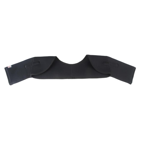 Double Shoulder Brace Shoulder Guards Black for Shoulder Pain, Joint Weakness / Dislocation / Instability