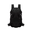 thumbnail image 1 of Double Shoulder Breathable Portable Travel Pet Dog Carrier Backpack Mesh Carrier Front Bag for Small Dog Cats Outdoor, 1 of 9