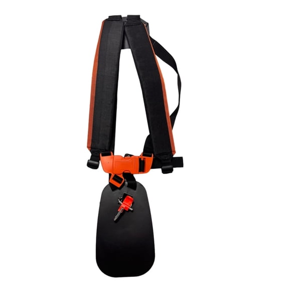 Double Shoulder Strap Adjustable Harness Padded Strap for String Trimmer and Brushcutters Designed to Reduce Strain