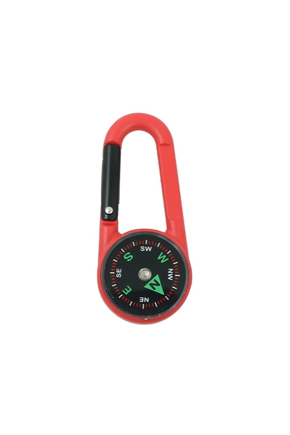 Double Side Compasses Thermometers Outdoor Navigation Tool Light weight Camping Keychain Hiking Camping Accessories