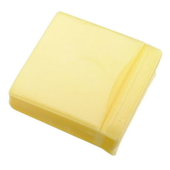 Double-Side Cover Plastic and Nonwoven Fabric Storage Case for CD and DVD Storage and Protection