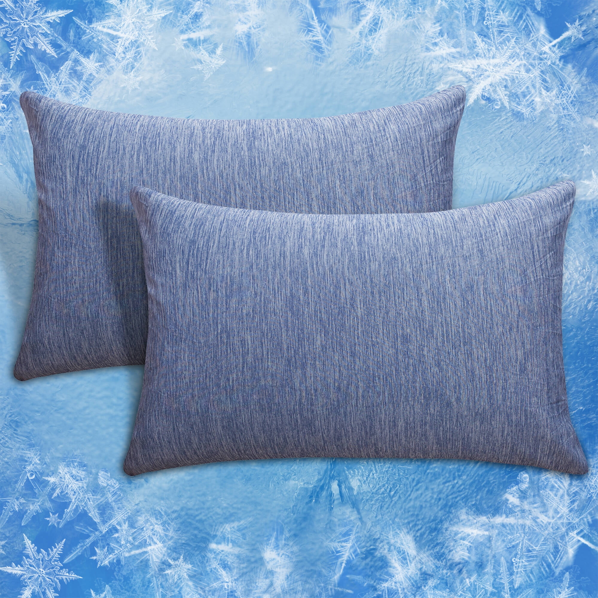 DoubleSide Design Cooling Pillowcases Cooling And Cotton Fiber Cooling Pillow Cover with Hidden