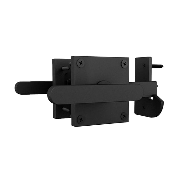 Double Side Gate Latches Heavy Duty Swinging Door Latches Gate Hardware Fence Lock for Pool Gate, Backyard, Garden