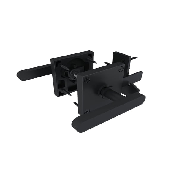 Double Side Gate Latches Heavy Duty Swinging Door Latches Gate Hardware Fence Lock for Pool Gate, Backyard, Garden