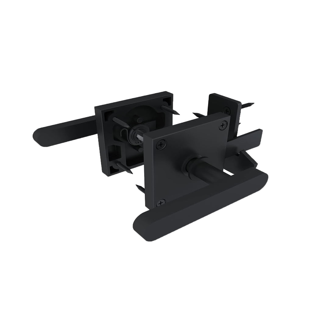 Double Side Gate Latches Heavy Duty Swinging Door Practical Fence Door Hardware Easy to Installation