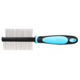 thumbnail image 1 of Double-Side Grooming Comb for Dogs & Cats Flea Combs, Blue, 1 of 1