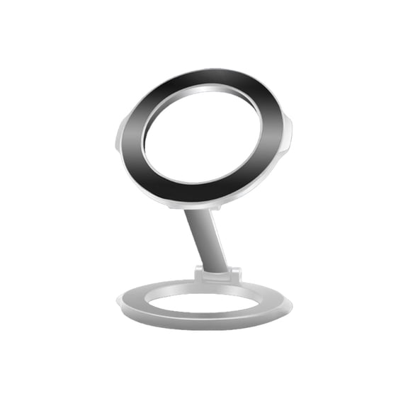 Double Side Magnetic Phone Stand And Rings Holder With 360 Degree Rotation For Desktop Office Home Multifunctional Use