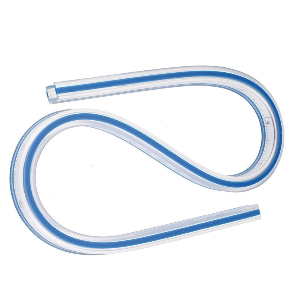 Double Side Ruler Flexible Bendable Drafting Ruler Measuring Ruler For ...