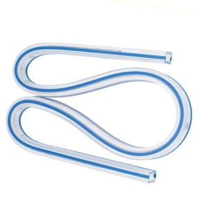 Double Side Scale Ruler Bendable Drawing Ruler Double Side Drafting Ruler Measuring Tool For Drafting Drawing Sewing