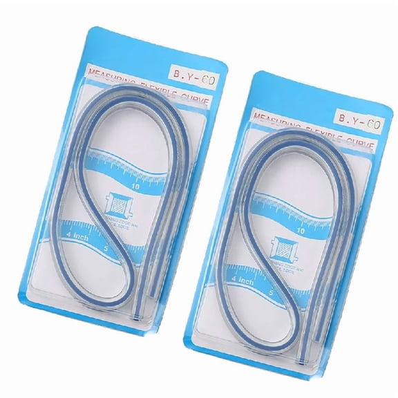 Double Side Scaled Measuring Drawing Ruler Tool for Fashion Designing