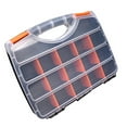 thumbnail image 1 of Double Side Screw Organizers Box with Lids Compartments Tool Bin Divider Compartment Containers Sorting Screw Box, 1 of 9