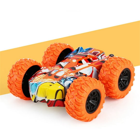 -Double Side Stunt Graffiti Car Off Road Model Car Vehicle Kids Toy Gift