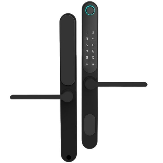 Double-Side Weatherproof Outdoor Keyless Smart Mortise Lock Bluetooth Digital Keypad Aluminum Fingerprint Door Lock With ,Corrosion-Resistant