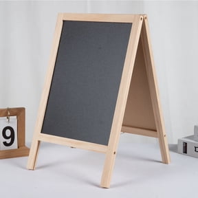 Double-Sided A-Frame Chalkboard Sidewalk Sign Freestanding Menu Board
