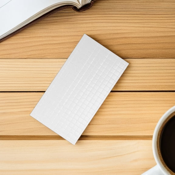 Milisten Portable White Foam Double Sided Adhesive Sheets for Secure Mounting and Organizing