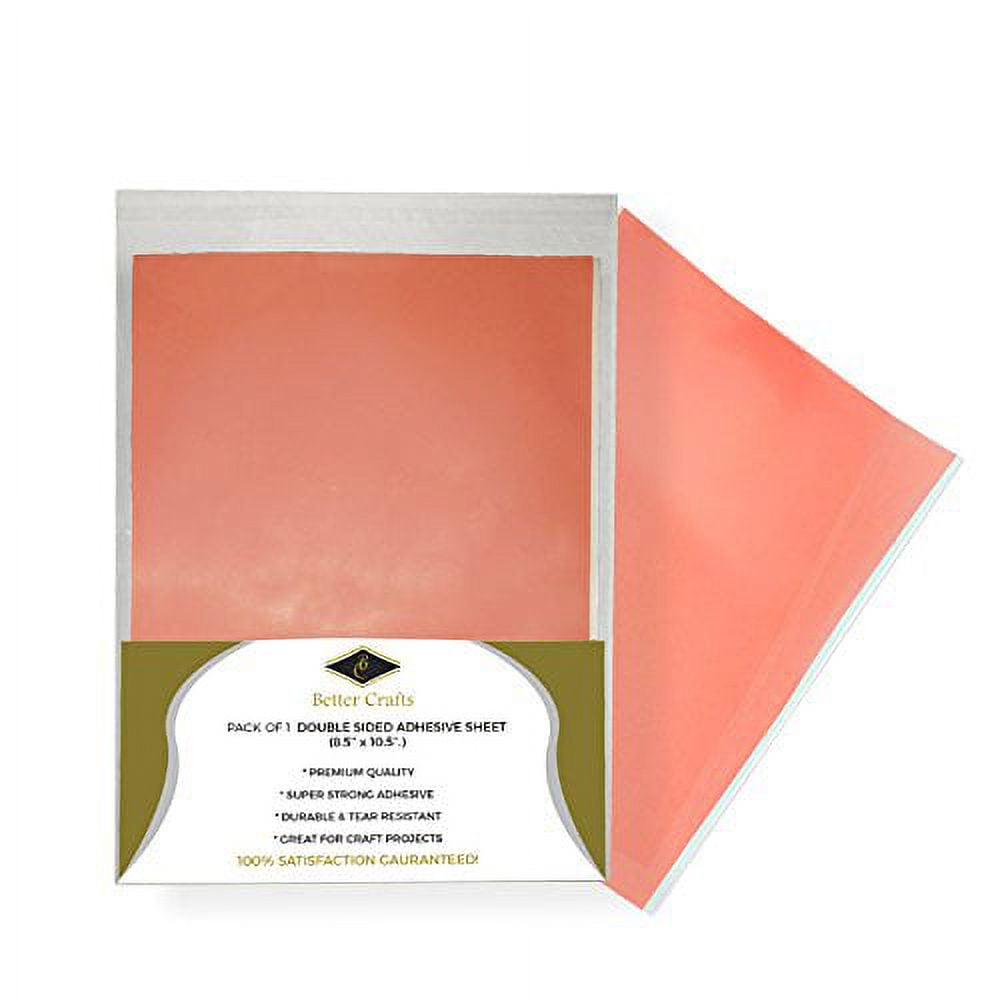 Double Sided Adhesive Sheets - Strong Sticky Paper & Transfer Tape (25)