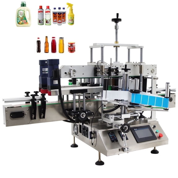 Double Sided Automatic Labeling Machine Desktop Adhesive Sticker Labeling Machine
