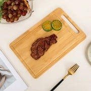 Double-Sided Bamboo Chopping Board - Extra Large Cutting Board for Meat/Veggies, Dishwasher Safe & Non-Slip Food-Grade Bamboo, 1-Pack