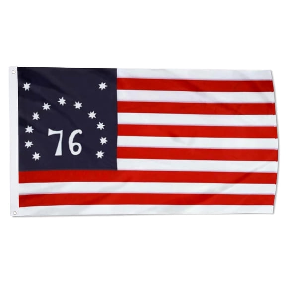Double Sided Bennington 1776 Flag Betsy Ross Flags 3ply Polyester United States 3x5 FT Indoor Outdoor Banner