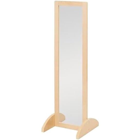 Single-Sided Bi-Directional Mirror, Kids Furniture, Natural$$Electronics Accessories