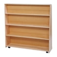 thumbnail image 1 of WOOD DESIGNS Double Sided Book Display 50"H, 1 of 2
