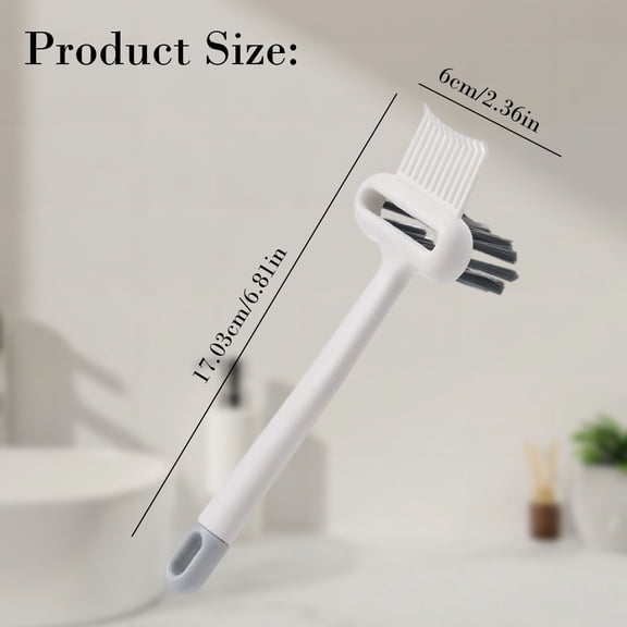Double-Sided Brush Cleaner, Oimcto One Side Comb, One Side Scraper, Quickly Cleans Hairbrushes, Combs and Even Keyboards or Furniture Crevices, 2 Pcs