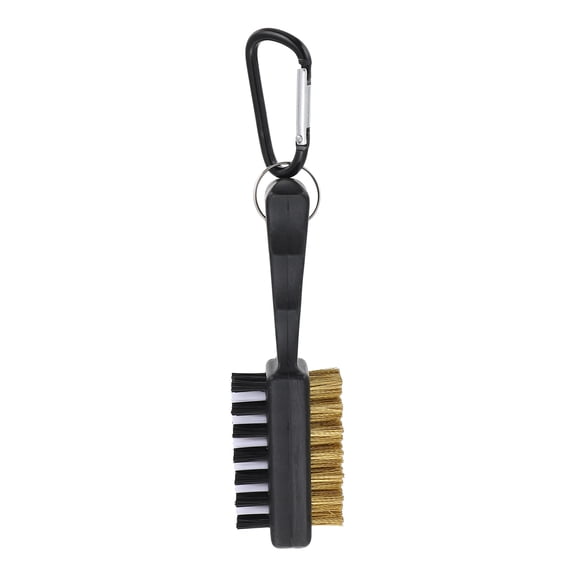 FONDOTIN Double-Sided Golf Cleaner with Nylon and Steel Brushes for Fast, Effective Golf Equipment Cleaning