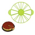 Double Sided Cake Slice Marker Green 10 or 12 Slicers Baking Tool ...