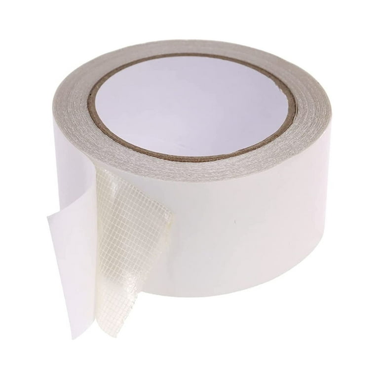 XFasten Extra Strength Double Sided Tape | 2 Inches x 15 Yards | White