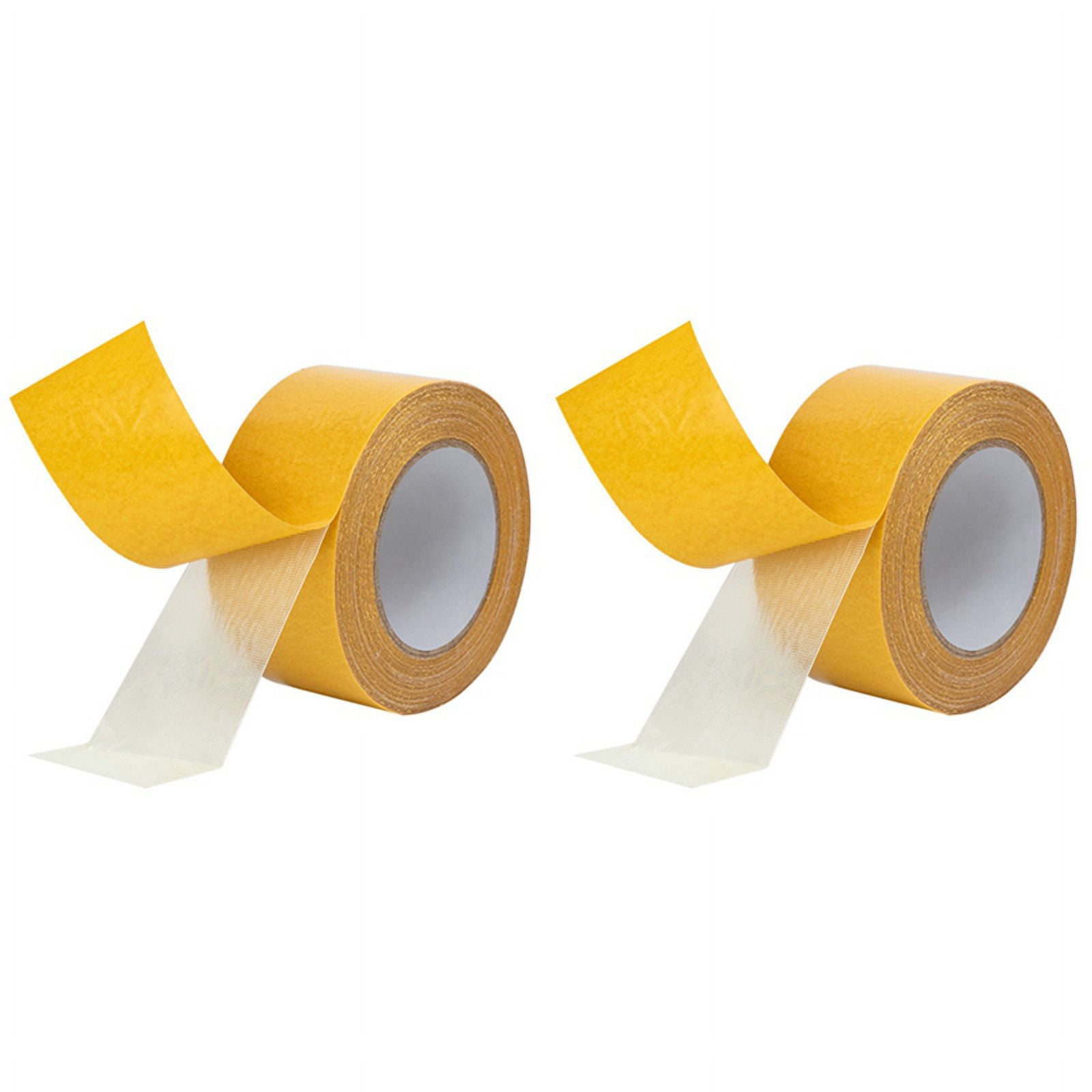 Double Sided Carpet Tape Heavy Duty, High Stickiness Rug Tape with Easy Tear, 66FT Tape