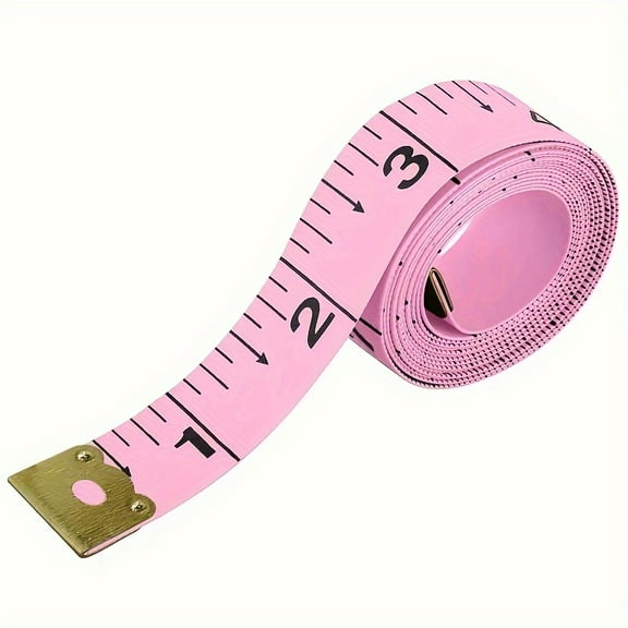 Double-Sided Centimeter Measuring Tape – Flexible Aluminum Ruler for Weight Loss, Medical Body Measurement, Sewing and Tailoring – White, Tailor Accessories | Practical Tools | Precise Scale
