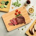 thumbnail image 1 of Double-Sided Chopping Board, Usupdd Natural Wood Cutting Board Vertical Kitchen Board, Multipurpose Kitchen Tool for Meat Vegetables with Easy Clean Design, Yellow, 1 of 6