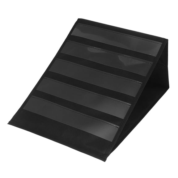 LITINKIMI Black Tabletop Pocket Chart Storage with Versatile Calendar Display for Home and Classroom