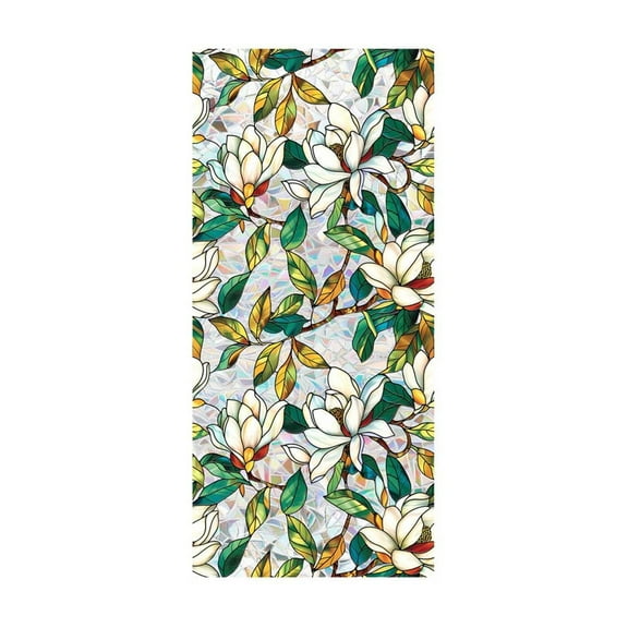 Double-Sided Colored Static Cling Bird Repellent Stickers - PVC Window Film for Glass, Anti-Bird Window Decor ( Green )