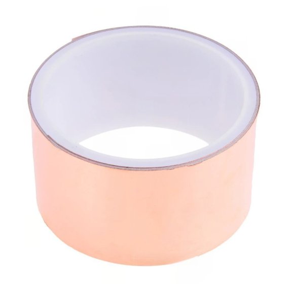 Double Sided Conductive Copper Tape Electric Guitar Copper Foil Tape Adhesive Guitar Copper Shielding Tape Enduring