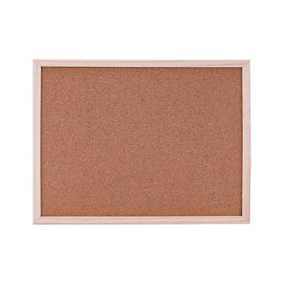Double-Sided Cork Board for Wall,Hanging Wood Framed Small Bulletin Board,Picture Display Vision Board Corkboards for Room School Office Decor,11.81''X 7.87''
