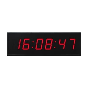 Double-Sided Countdown Timer And Reminder, Red Conference Speech And Debate Competition, Professional LED Clock, 1.8"