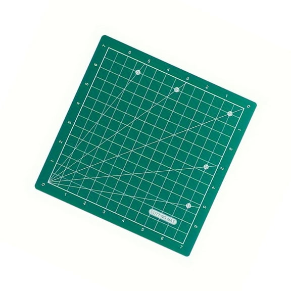 Double Sided Craft Cutting Mat Gridded Rotating Cutting Board Mat for Sewing