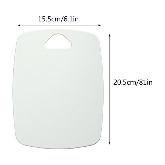 Double Sided Cutting Board, Mini Kitchen Chopping Boards for Meat Vegetable Fruit, Food Prep Boards, Non-Slip Edge, Easy to Clean, BPA Free Plastic, Dishwasher Safe S