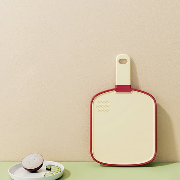 Double-Sided Cutting Board, Non-Slip Kitchen Chopping Block, Vegetable Carving Mat with Easy-to-Clean Surface