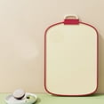 thumbnail image 1 of Double-Sided Cutting Board | Non-Slip Plastic Chopping Block Red 15x10 in | Food Grade Sturdy Easy Clean Hanging Hook | Vegetable Meat Fruit Prep Kitchen Mat | 0.31 Inch Thick, 1 of 6