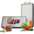 thumbnail image 1 of Double-Sided Cutting Board - Reversible Design with Anti-Slip Edges, Chopping Board for Meat, Vegetables & Fruits, 16x11 Inch, 1 of 6